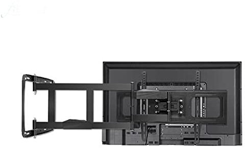 Full Motion TV Wall Mount Bracket for 32-80 Inch Flat Curved TVs Monitors up to 176lbs Max VESA 600x400mm- Articulating Arms Swivel Tilt Extends Rotation
