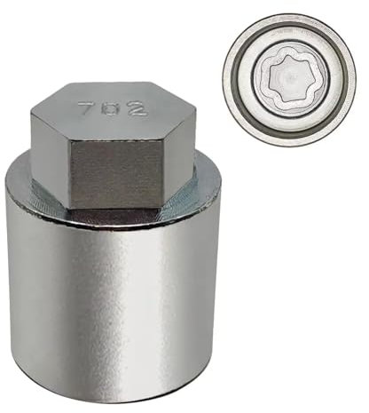 JEUCLEL JL 701 for 27mm Nuts, Wheel Locking Nut Key for Jeep (JL) Dodge, Wheel Lock Nut Socket Adapter Wheel Anti-Theft Lug Nut Removal Tool, Anti-Theft Screw Remover