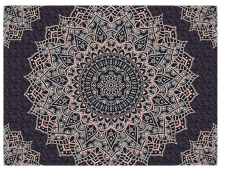 Sharplace Mandala-Wandteppich, Wandbehang, Strandüberwurf, dekorative Bettwäsche, Wanddekoration für Wohnheim, Meditation, Schlafzimmer, Heimdekoration, 180x230 cm