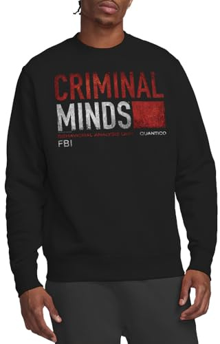 Criminal Minds Titelkort Crew Sweatshirt, Svart, Medium, Svart, M