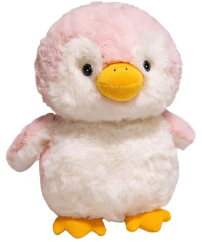 Asitanie Kuscheltier Pinguin Süßes Kuscheltier Plüsch Pinguin mit Hut Stofftier Plüschtier 20cm Geeignet Als Geschenk für Jungen und Mädchen (Pink)