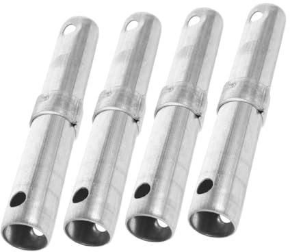 Gadpiparty 4pcs Galvanized Scaffolding Link Rods 36mm Thickened Scaffold Couplers with 8cm Spacing Scaffold Pin Connectors for Mobile Accessories