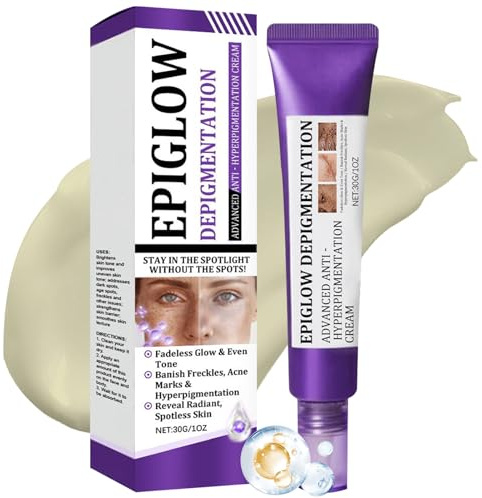 Ce-oerty Epiglow Melanex Crema Anti-Iperpigmentazione Avanzata, Fur-zero Epiglow Melanex Crema Per Trattamento 'Iperpigmentazione, Rimozione Macchie Scure Pelle Anti-Età Rassodante Viso