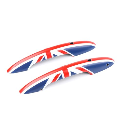 XDETGOK Door Handle Trim Cover Compatible With MINI For Cooper F54 F55 F56 F57 For F60 Car Exterior Accessories Car Exterior Door Handle Decoration Shell(Union jack)