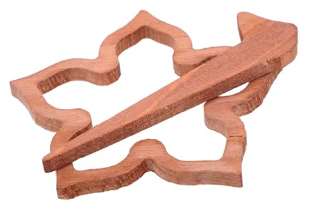 BESPORTBLE Broche Bois Épingle De Poitrine Bois Broche Décorative Épingle De Costume Décoration De Vêtements