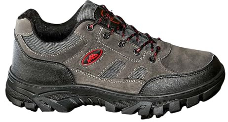 Vandringsskor för kvinnor, män, vandringsskor, vattentäta sportskor, halkfria promenadskor, utomhus, bergexperter, sneakers, andas, träningsskor med dämpning, snörning, sneakers, tennisskor, GRÅ, 42