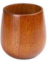 Générique Tasse en Bois Personnalisée avec Texte et Motif, Chope, Mugs pour Bière, Café et Thé (F)