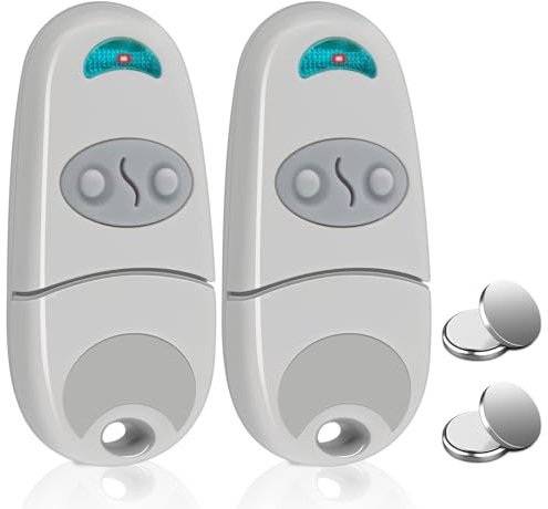 Télécommande Portail 433.92MHz, 2PCS Télécommande pour C@ME TOP-432EV/EE/NA, 2 Canaux Compatible avec Porte Garage