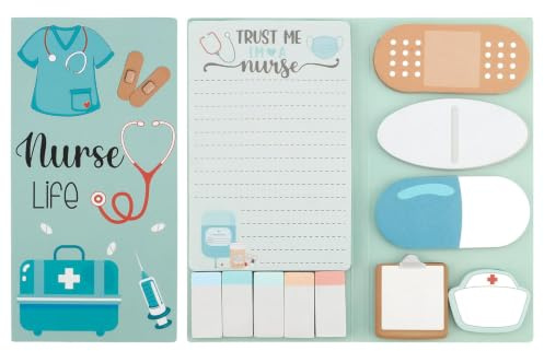 Lot De 440 Feuilles De Notes Autocollantes Pour Infirmière,Cadeaux D'infirmière,Onglets De Séparation Sur Le Thème Médical Pour Hôpital, Bureau, École, Récompense
