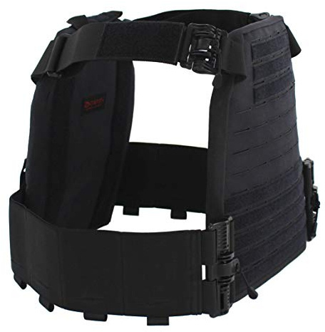 Plattenträger Vulcan LC Rubberbund Laser Cut Plate Carrier Molle Kompatibel mit elastischen Kummerbund für Taktische Ausrüstung und Schnellabwurfsystem