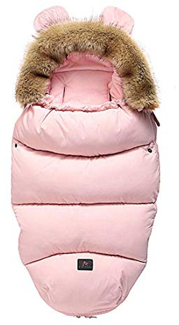Molinter Kinderwagen Fusssack Babydecke Baby Winter Schlafsäcke mit Reißverschluss Kuschelsack für kinderwagen (Stil 3)