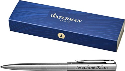 Original Waterman® Kugelschreiber Graduate Matt C.C. S0038260 mit Laser-Gravur graviert (Matt Edelstahl Optik)