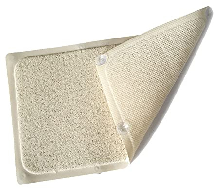YuuHeeER Shower Mat Loofah Extra Long Bath Tub Non Slip Suction Matts