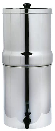 AquaHouse Schwerkraft-Wasserfilter, Edelstahl-, Fluorid- und Schwermetall-Wasserfilter