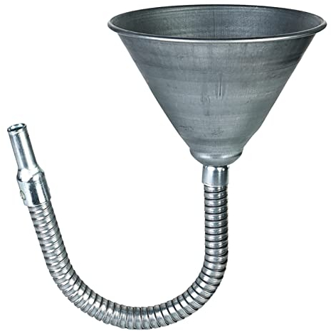 Entonnoir à Flexible acier en Flexible, Entonnoir Universel pour Moteur À Essence avec Filtre pour Toutes Les Huiles, Eau, Carburant Diesel et Autres Iiquides