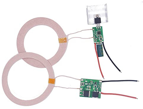 Taidacent 24V 1.6A Inductive Charging Kit Coil Induction Charger Power Bank Supply Module