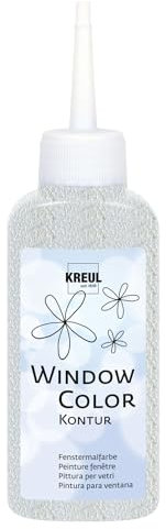 CREATIV DISCOUNT Windowcolor-Konturenfarbe 80ml Farblos-Transparent