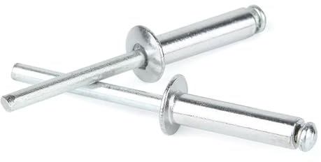 HAZEK 30 Stück M3,2 Aluminium-Rundkopfnieten, Blindnieten, Heimdekorationsschrauben, 5 mm–17 mm Länge catholic (Size : M3.2x5mm)