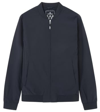 SPRINGFIELD Bomberjacka grundläggande teknisk bomberjacka för män (1-pack), Marinblå, XL