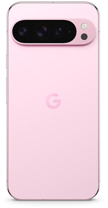 Google Pixel 9 Pro XL - Unlocked Android Smartphone with Gemini, Triple Rear Camera System, 24-Hour Battery, and 6.8 Super Actua Display - Rose Quartz, 256GB