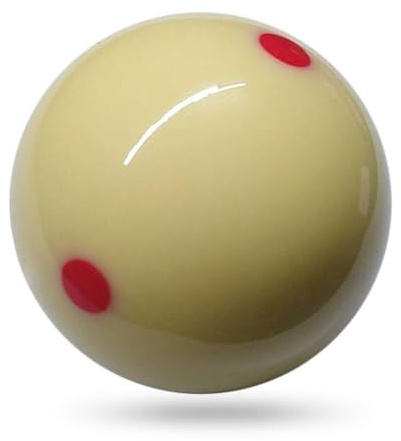 lvifloae 1 Stück Queue-Ball, 57,2 mm, Billard-Ball, Queue-Ball, Regulierungsgröße, Billard-Pool-Ball, Ersatz für acht Bälle, Trainings-Cue-Ball, Billard-Billardtisch-Zubehör (weiß)