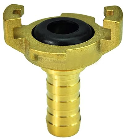 SURE TEC Germany Raccord Express Kupplung mit Tülle, Material Messing | Schlauchverbinder mit Gummidichtung (1)