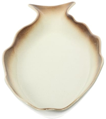 CONGARTENO Ceramic Fish Shape Dinner Plate Large Steak Serving Platter for Home Restaurant Hotel Multipurpose Food Tray Easy-Clean