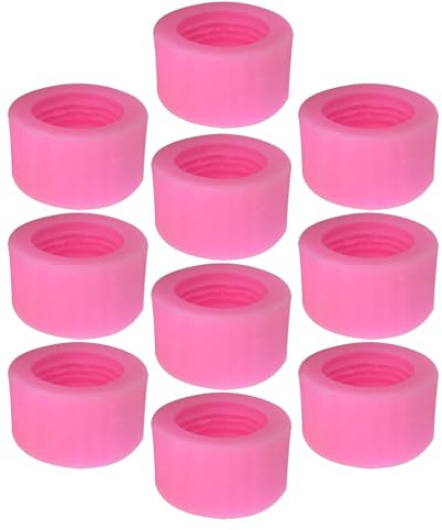 MOLUCKFU Stampo in Silicone per Macaron 3D da 10 Pezzi Forma per Fondente e Cioccolato Utensile per Dolci Natalizi e Decorazioni Fai da Te Resistente e Facile da Usare per Cottura