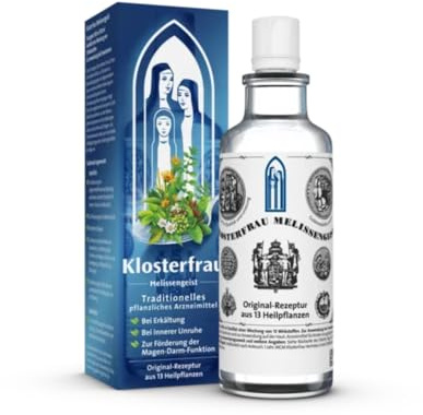 Klosterfrau Melissengeist | 235 ml | Bei Erkältung, innerer Unruhe, Schlafstörungen, Nervosität, Magen-Darmbeschwerden und Muskelbeschwerden