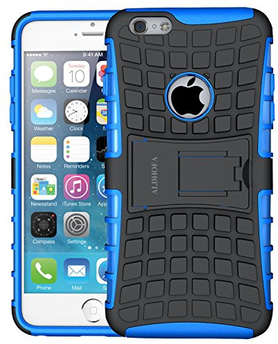 ALDHOFA iPhone 6s HülleTPU Series: Handyhülle Schutzhülle Silikon für iPhone 6/6s - Blau