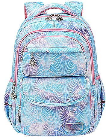 Schulrucksack Mädchen Teenager Laptop Schul Rucksack Schule Teen Schultasche Daypack Studenten Rucksack Damen Volkschule Rucksack Universität Schultaschen Jugendliche Süße Reise Rucksäcke Mädchen Blau