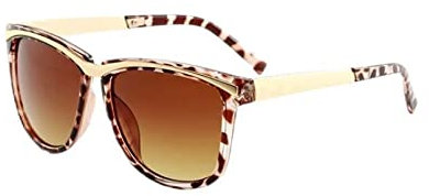 QTZTZ Damensonnenbrillen Herren eckige Brillengestell Brille weiblich Unisex uv400,UND