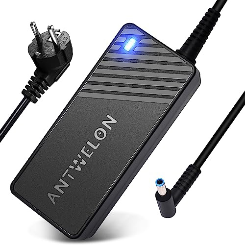ANTWELON 65W Laptop Netzteil Ladegerät 19,5V 3,33A für HP Pavilion X360 11 14 15, Envy X360 13 15 17, Elitebook 820 840 850 G3 G4, ProBook 450 650 G5 G6 G7, Spectre X2 4,5 * 3,0mm AC Adapter