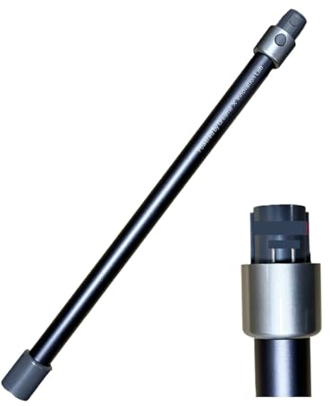 Elektrisches Verlängerungsrohr, Teleskopstange, Staubsauger-Zubehör. Kompatibel for Dreame. V9 V9p V10 V11 V11SE V12 V12 PRO T10 T20 T30 (Size : Black Rod 1.2cm)