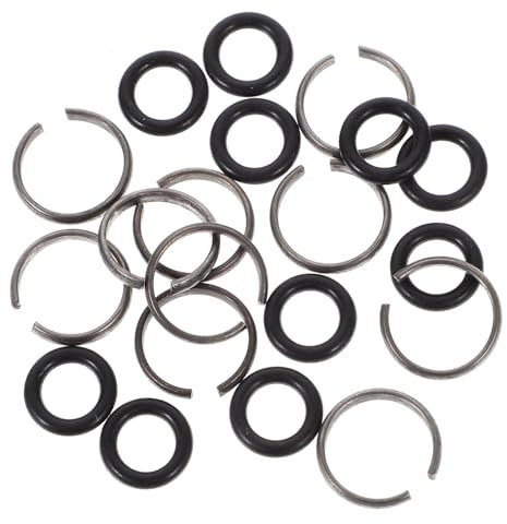 Mikikit 100 Sätze Schlüsselring O-Ring elektrische Waschmaschinen Schlagschrauber Zu Adapter BHs Buchsenhalter mit O-Ring Ringclips Quadrat Wanne elektronischer Bausatz Entfernungswerkzeug