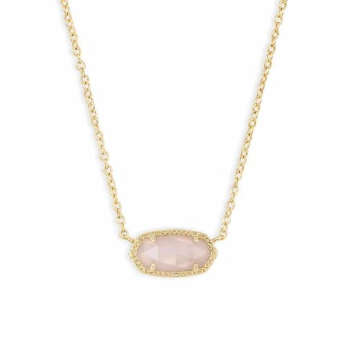 Collar Colgante Cadena Hombre Mujer Joyas Necklace Collar Colgante para Mujer Rosa