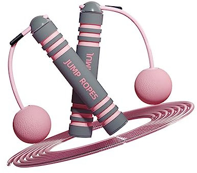 GOOHOCHY Kabelloses Springseil Mit Freigewicht Für Fitness-training Indoor-übung Strapazierfähiges Material Ergonomische Griffe Mit Kugellager