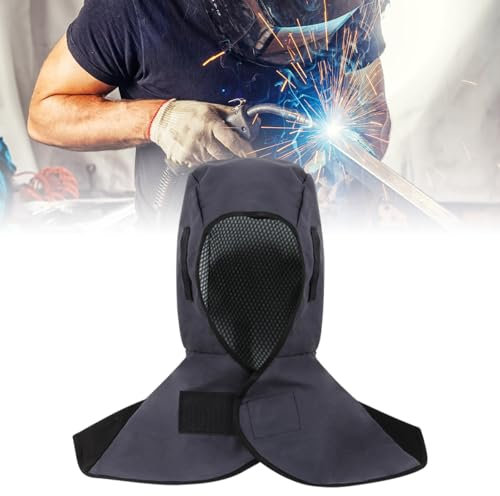 BAOSROY Mascara de Soldar,Caretas de Soldar,Capucha de Soldadura de Protección,Soldadura De Protección,Full Mask Protective Capucha (FR/ES, Números, 44, Gris)