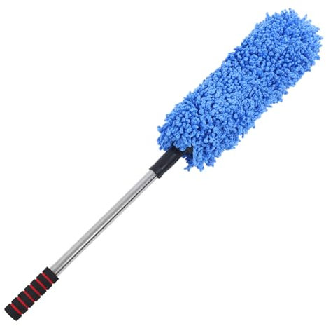 ETHZZLE Plumero para Coche De Microfibra Plumero para Limpiar El Polvo El Interior del Coche Cepillo para Limpieza De Polvo De