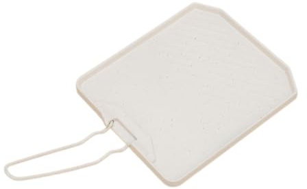 DimyFew Sartén para Asar, Parrilla para Barbacoa, Placa con Mango Plegable, para Asar, Cocinar Al Aire Libre, Parrilla, Cesta para Cocina, Cocinar en La Playa, Blanco, Individual