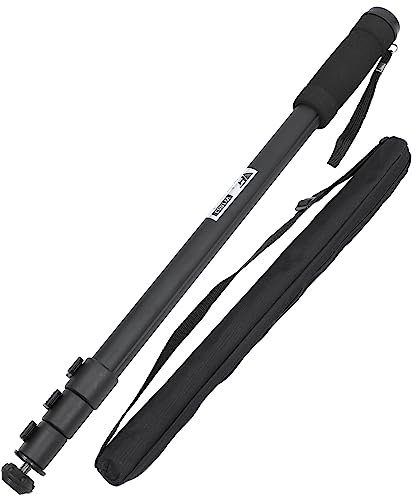 PHENOFICE Monopiede Per Fotocamera Lega Di Alluminio Estendibile Supporto Pratico e Leggero Per Fotografi Accessorio Per Viaggi e Attività Outdoor