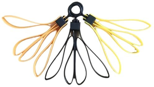 HXSZWJJ Kunststoff-Kabelbinder, Handschellen, Sport, dekorativer Gürtel, Sportausrüstung, Einweg-Flex-Kabelbinder, CabOrange, Gelb, Schwarz, 2 Stück(Orange)