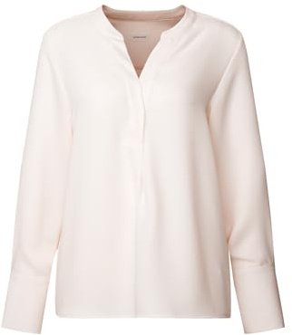 Seidensticker Tunica da Donna Regolare con Colletto Alto, 100% Poliestere, Bianco, 54