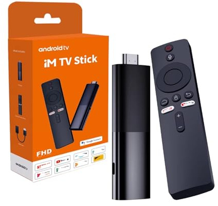 Android iM TV Stick 13.0 | Dispositivo de transmisión 4K Ultra HD | HDR I96 D9 (última generación) | WiFi de doble banda y Ethernet con reproductor multimedia HDMI