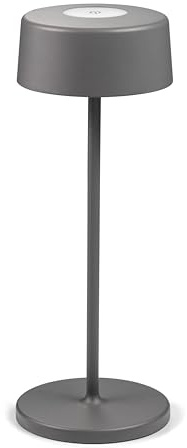 Tescoma 906942 Lampada da Tavolo LED senza fili,3 temperature luce, grigia