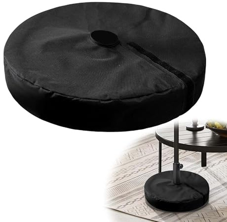 EBaokuup 20 Inch Patio Umbrella Base Cover,600D Oxford Cloth Round Umbrella Stand Base Cover,Outdoor Umbrella Stand Base Cover for Backyard Garden Patio
