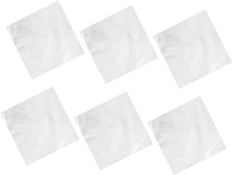 NUOBESTY 50 Pièces Pochettes Extérieures Disques Vinyles Transparentes Pochette Protection Renforcée pour Rangement Et Conservation Albums Vinyle Sleeve Cover