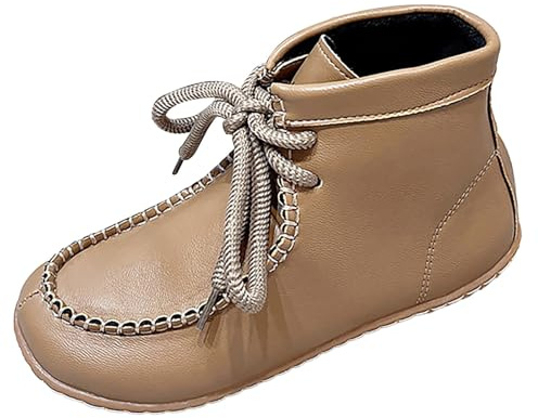 Générique Bottines Femme orthopédique Confortable Antidérapant Cuir souple Bottes Automne Hiver Mode Casual Chaussures Ankle Boots Bout Rond Bottes à cheville 36-43
