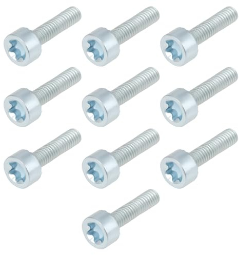 YINETTECH 10x Tornillos Torx t27 m4 x 16 con Brida Estriada OEM 9022 313 0680 Compatible con Stihl 020 020T MS200 MS200T MS201 MS201T