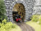 NOCH Tunnel-Fels-Innenwand, gebogen mit Struktur-Hartschaum, für Spurweiten H0, H0e, H0m, realistische Tunneleinfahrten